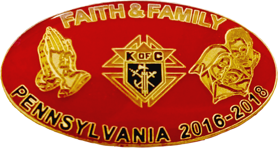 Knights Of Columbus Pennsylvania State Council - Emblem (1091x572), Png Download