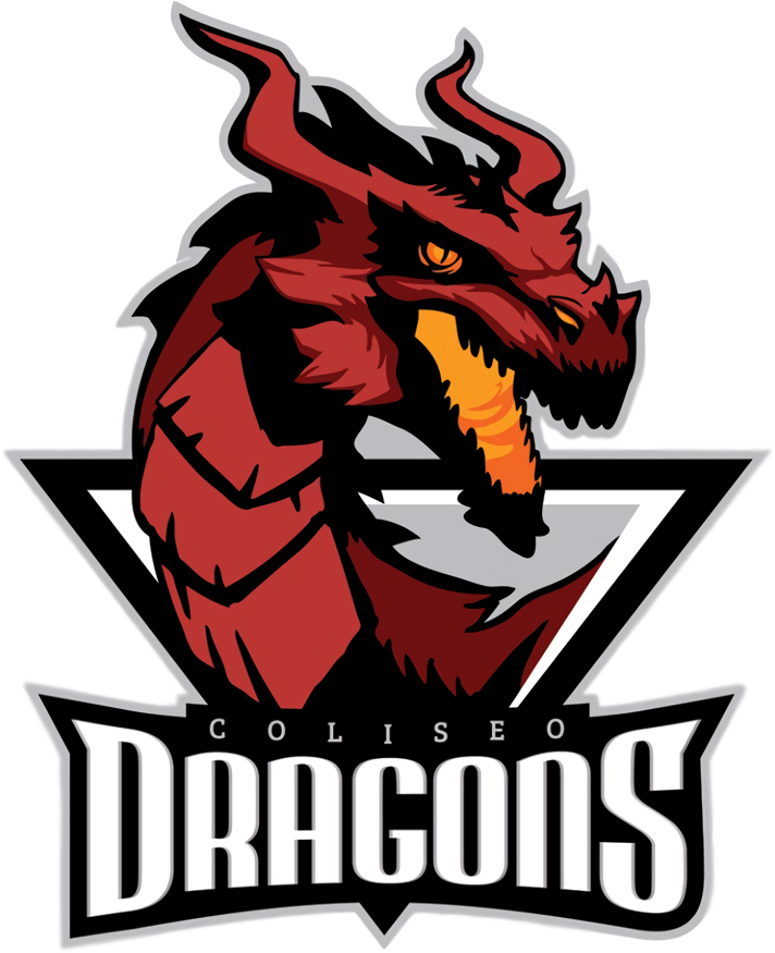 Coliseo Dragons Png (874x874), Png Download