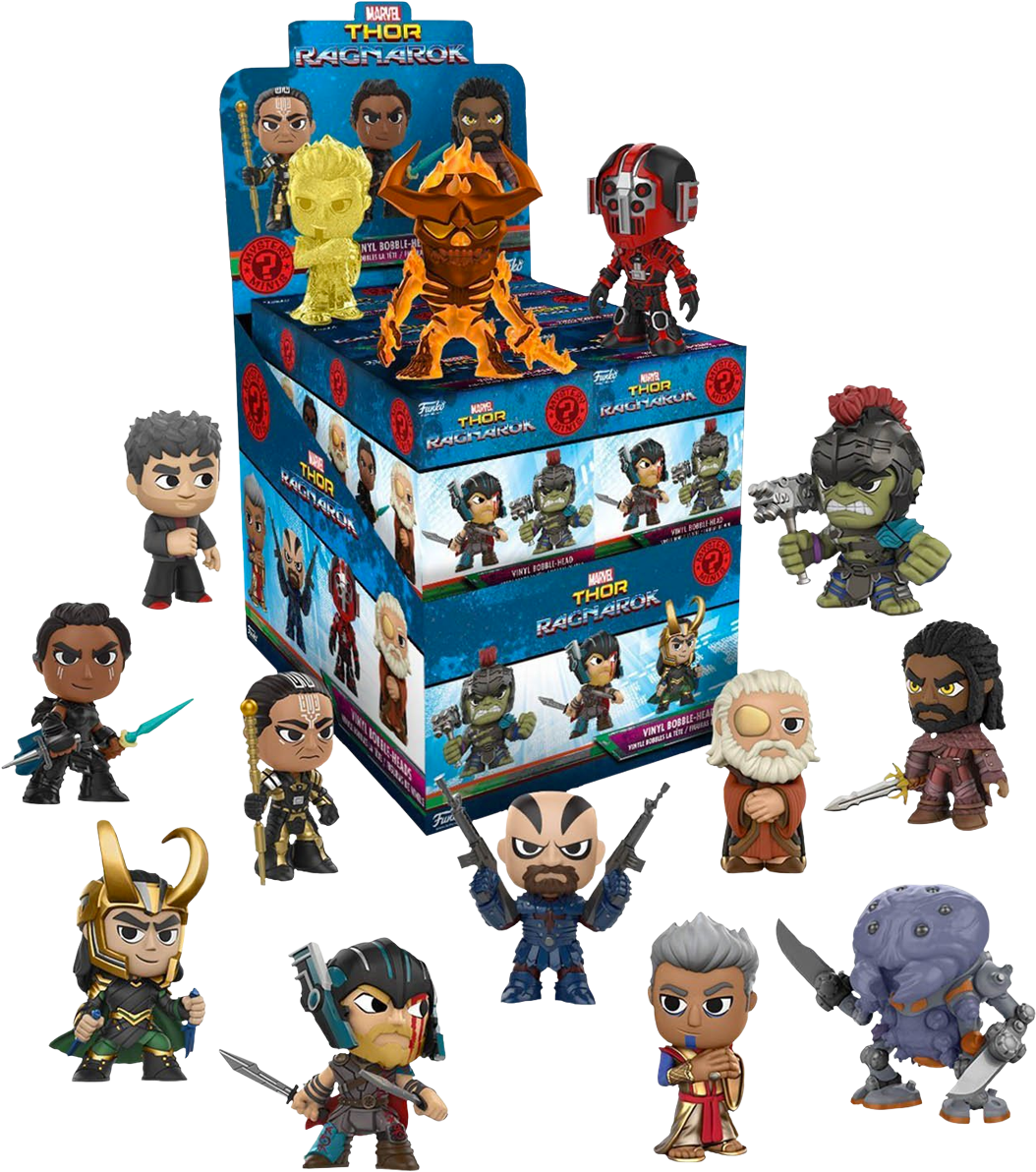 Remove From Wishlist - Mystery Minis Thor Ragnarok (1054x1200), Png Download