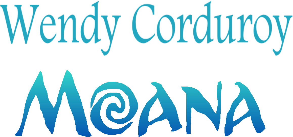 Wendy Moana Logo - Moana Name Png (1311x791), Png Download