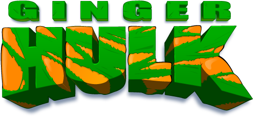 Ginger Hulk Logo - Graphic Design (595x300), Png Download