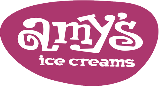 Amys Logo Brand Facebook - Amy's Ice Cream Logo (530x287), Png Download