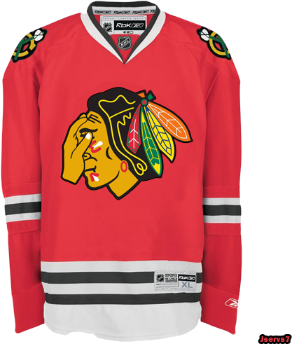 Bhawksfpj - Chicago Blackhawks Jersey (500x500), Png Download