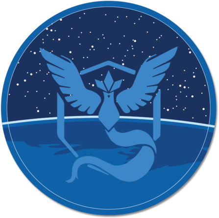 Team Mystic Sticker - Team Mystic Pokemon Go Symbol (480x480), Png Download