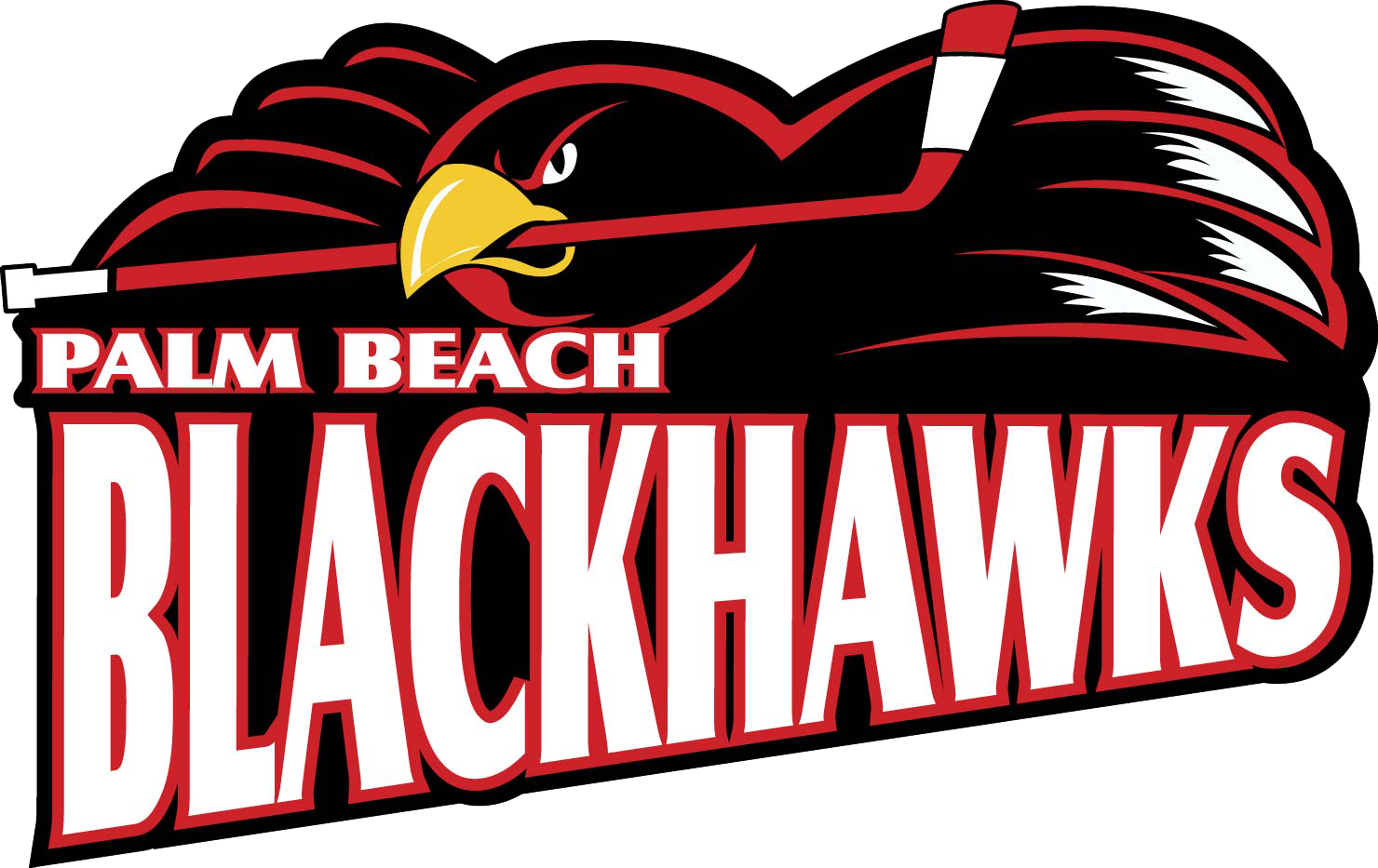 Palm Beach Blackhawks Red, Fl - Palm Beach Blackhawks (1480x933), Png Download
