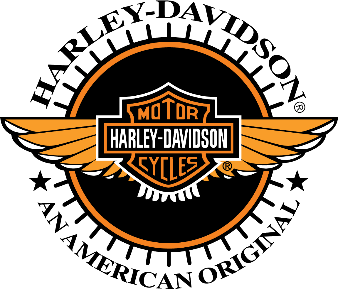 Harley Davidson Americas Original Logo Vector - Harley Davidson (1200x1200), Png Download