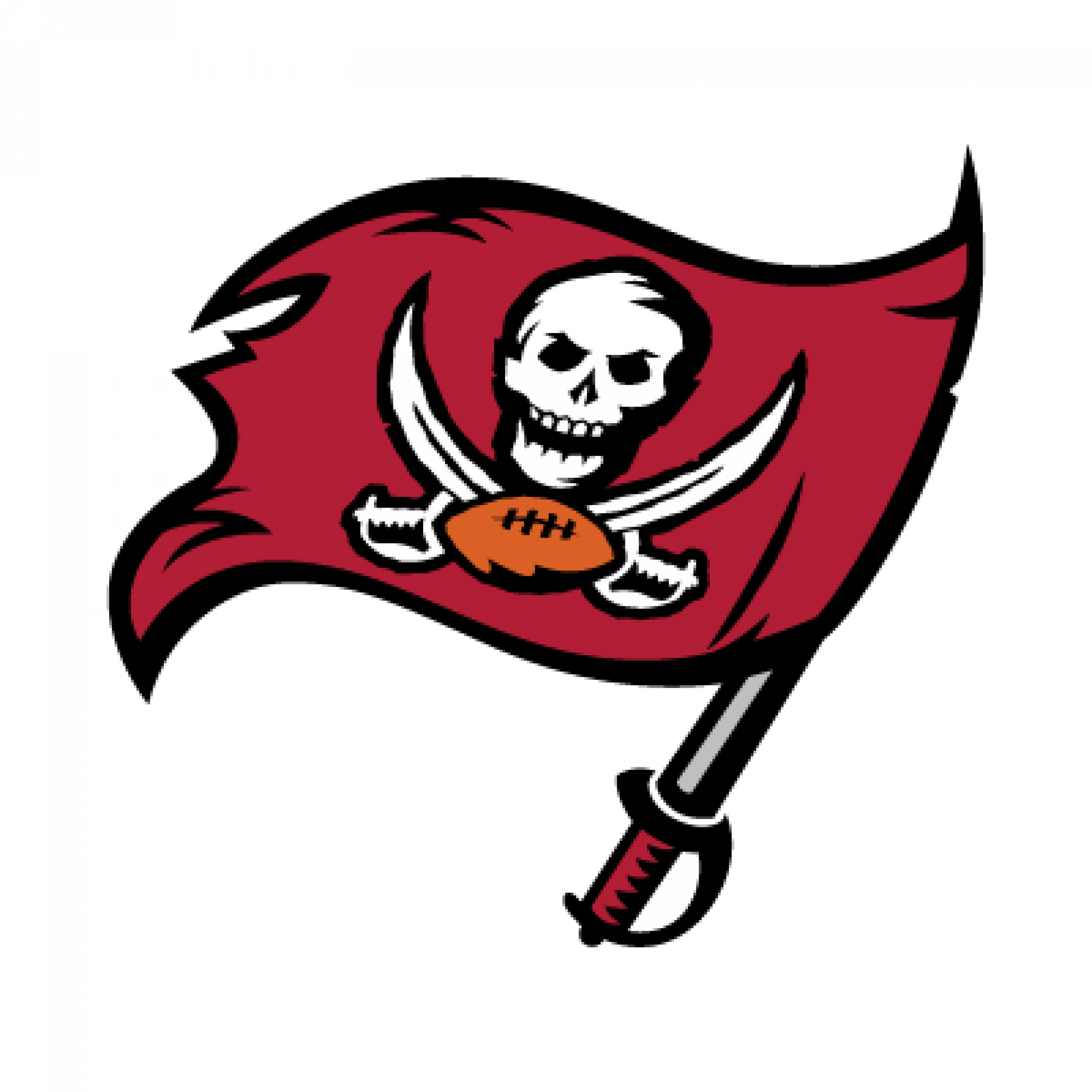 Tampa Bay Buccaneers Logo - Tampa Bay Buccaneers Flag (2160x2160), Png Download