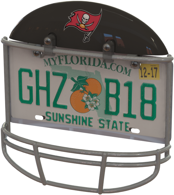 Tampa Bay Buccaneers Helmet Frame - Tampa Bay Buccaneers (431x480), Png Download