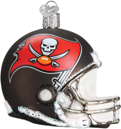 Tb Buccaneers Helmet Ornament - Tampa Bay Buccaneers Nfl Football Helmet Glass Ornament (442x442), Png Download