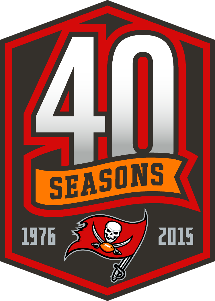 Logo Tampa Bay Buccaneers 2015 - Tampa Bay Buccaneers Patches (750x1050), Png Download