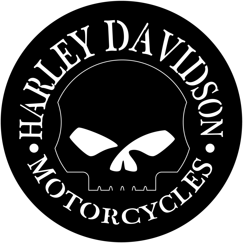 Harley Davidson Clipart Famous - Spare Wheel Cover Sticker (1024x1024), Png Download