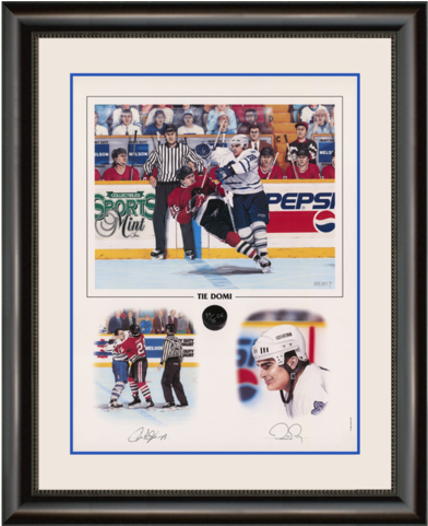 Tie Domi Signed Toronto Maple Leafs Limited Edition - Tie Domi Toronto Maple Leafs – Signed Limited Edition (480x480), Png Download