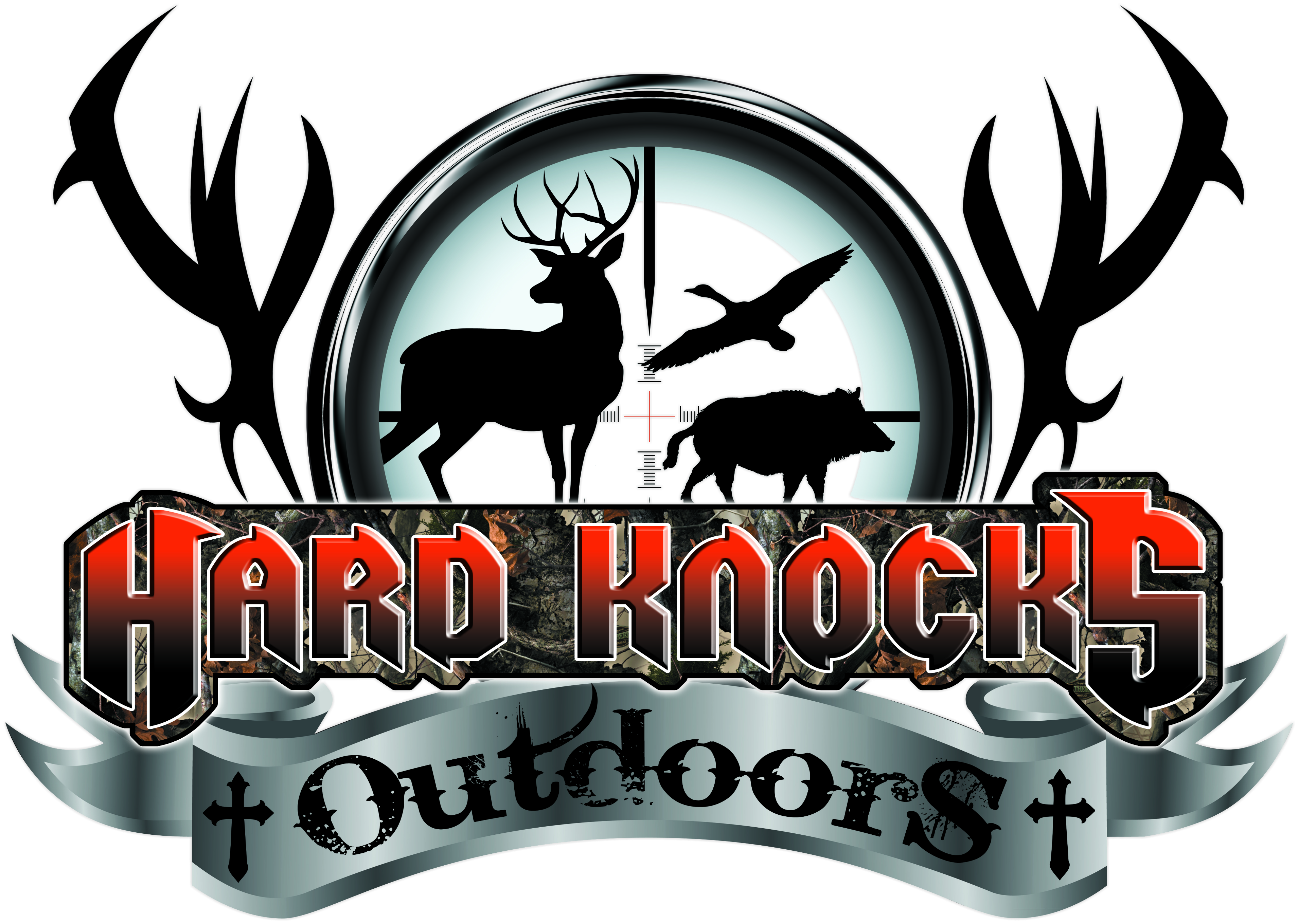 Hard Knocks Outdoors - Silhouette (4000x2963), Png Download