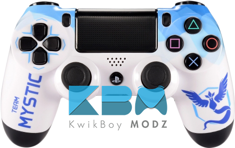 Custom Team Mystic Ps4 Controller - Mystic Ps4 Custom Un-modded Controller Exclusive Unique (500x307), Png Download