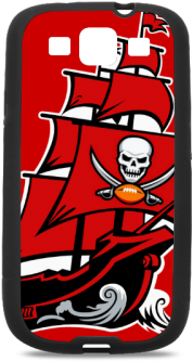 Hipster Tampa Bay Buccaneers Logo Rubber Case For Samsung - Ma Sports - Mizco Nfl Tampa Bay Buccaneers Phone Case (500x500), Png Download