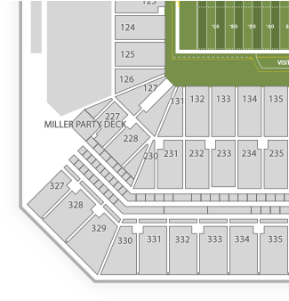 Tampa Bay Stadium Seating Chart