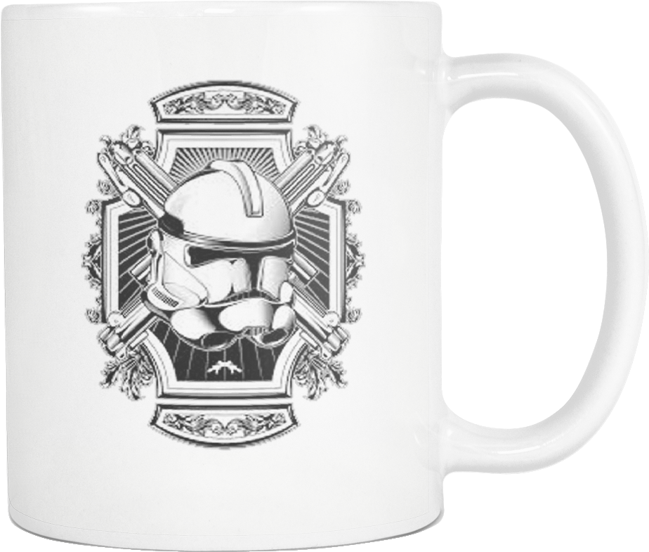Stormtrooper Helmet Pop Art In Star Wars Coffee Mug - Mug (1024x1024), Png Download