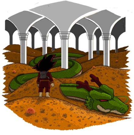 The Desolation Of Shenron - Shenron (571x495), Png Download