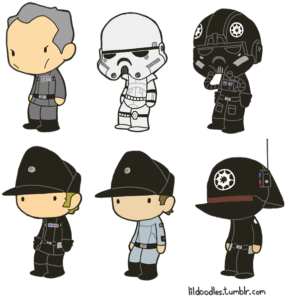 Soldado Imperial - Imperial Star Wars Pilot Clipart (600x609), Png Download