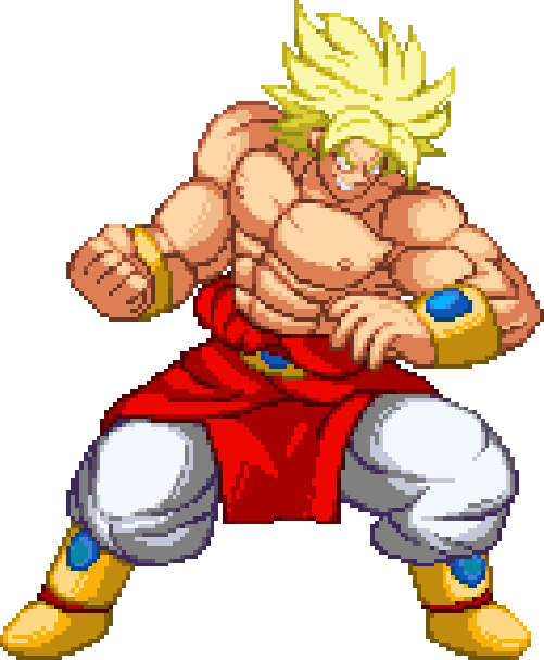 Goku Is Finished, Krillin And Vegeta Are In Process - Broly (501x607), Png Download