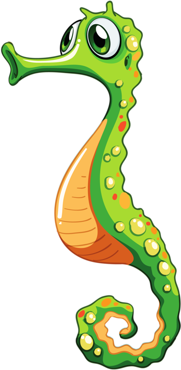 41 - Caballo De Mar Animado Png (457x800), Png Download