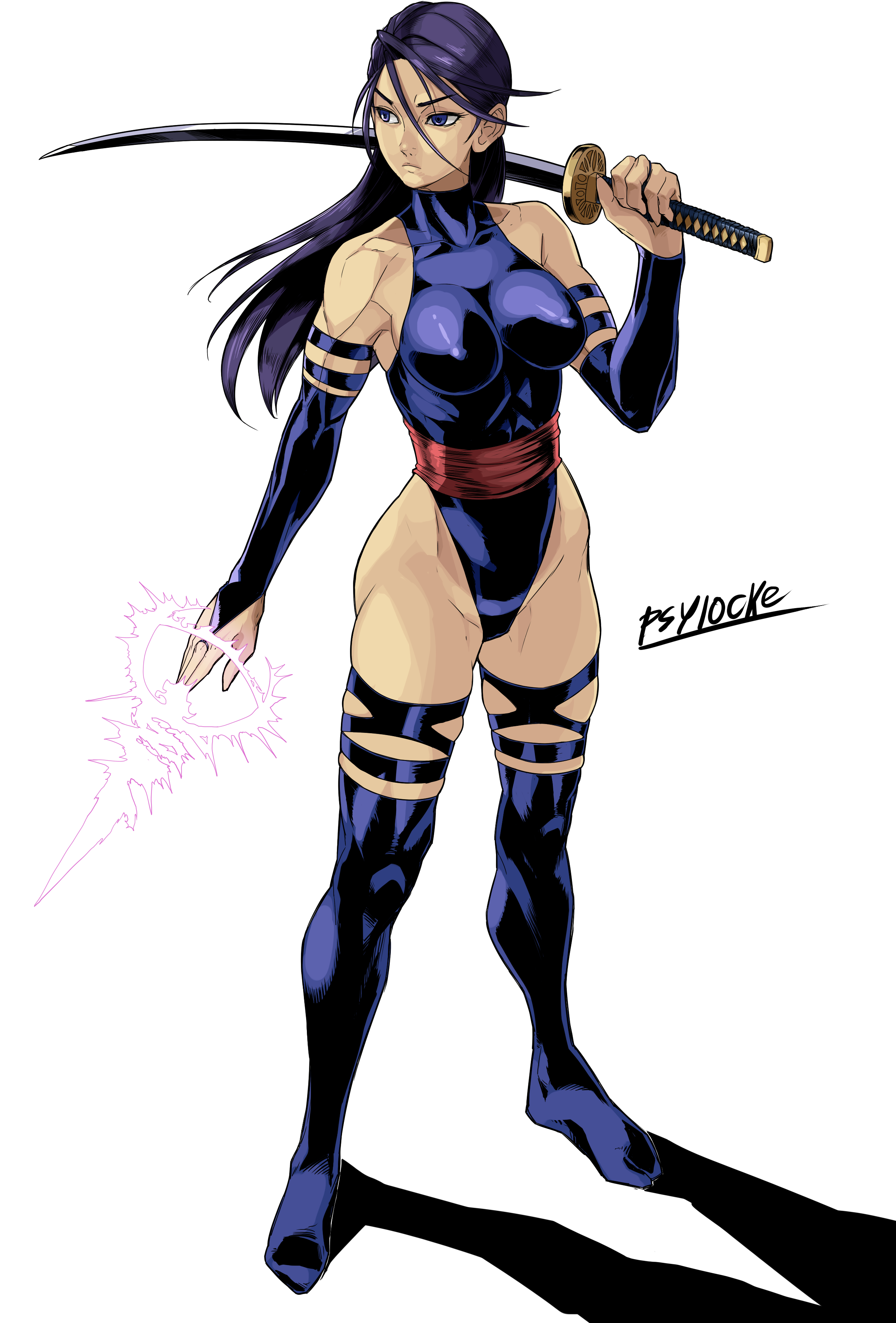 Options - Psylocke Comics (2500x4000), Png Download
