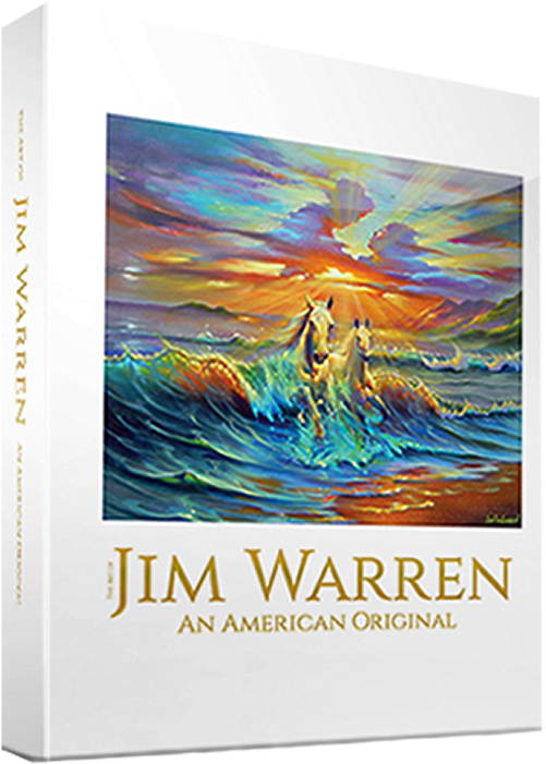 The Art Of Jim Warren Book Clearwater Beach Florida - Jim Warren (650x700), Png Download