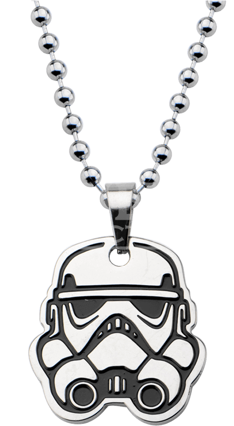 Star Wars Rebels Stormtrooper Youth Pendant Stainless (850x850), Png Download