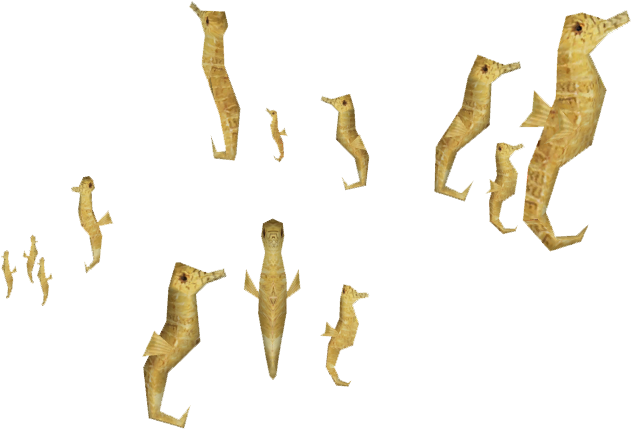 Placeable Common Seahorses - Cat Grabs Treat (630x630), Png Download