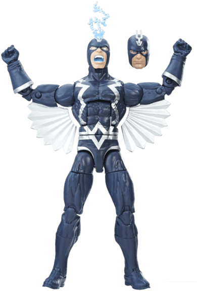 Marvel Legends 6 Inch Figure Bolt - Marvel Legends Black Bolt 2017 (600x600), Png Download
