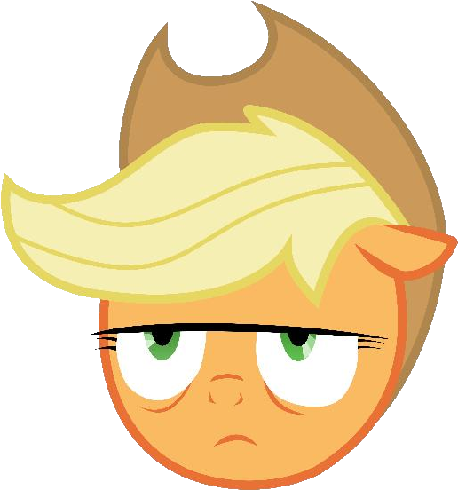 Applejack, Idw, Idw Showified, Reaction Image, Safe, - Portrait Of A Man (524x559), Png Download