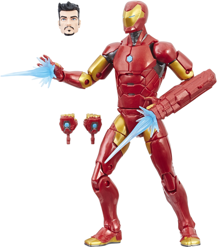 Check Out The Official Press Images Below - Invincible Iron Man Marvel Legends (600x600), Png Download