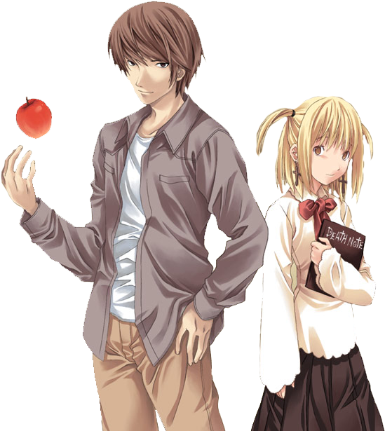 Death Note Personajes - Render De Death Note (600x650), Png Download