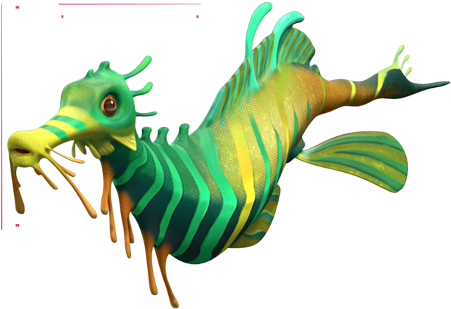 Giant Seahorse - Pacific Seahorse (1374x560), Png Download