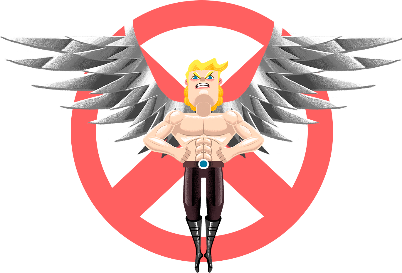 Angel - Illustration (1400x1011), Png Download