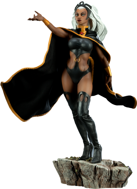 Storm Premium Format™ Figure - Sideshow Storm Marvel Premium Format 20" Figure (445x615), Png Download