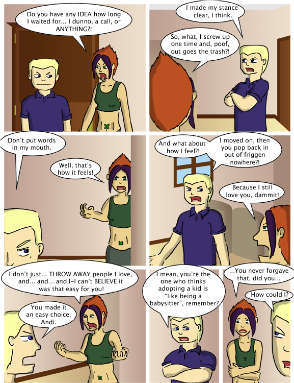 Selkie161writing The Dialogue For This Fight/break - Comics (576x756), Png Download