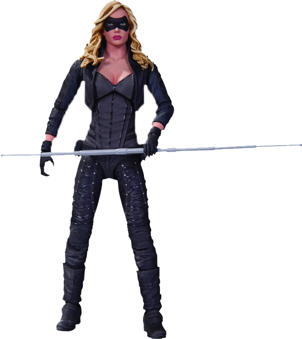 Black Canary Sara Lance Action Figure - Green Arrow Tv Action Figure (623x700), Png Download