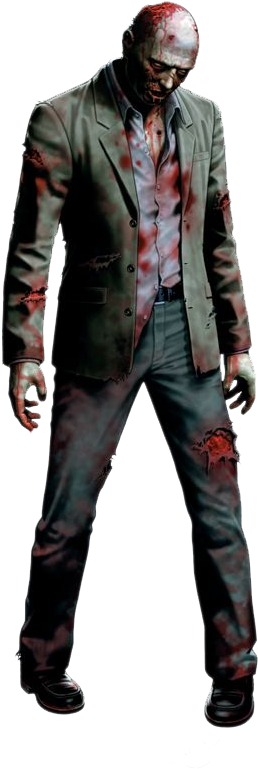 03 Mar 2013 - Resident Evil Deadly Silence Zombie (366x820), Png Download