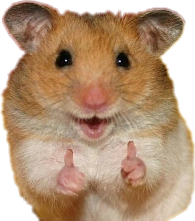 Two Thumbs Up Animals (394x446), Png Download