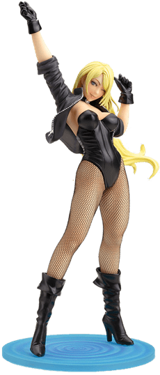 Black Canary Bishoujo Statue (600x600), Png Download