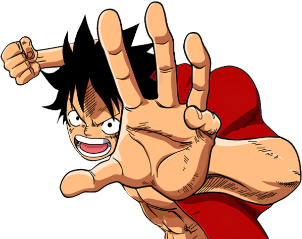Monkey D Luffy - One Piece Gigant Battle Ds (697x513), Png Download