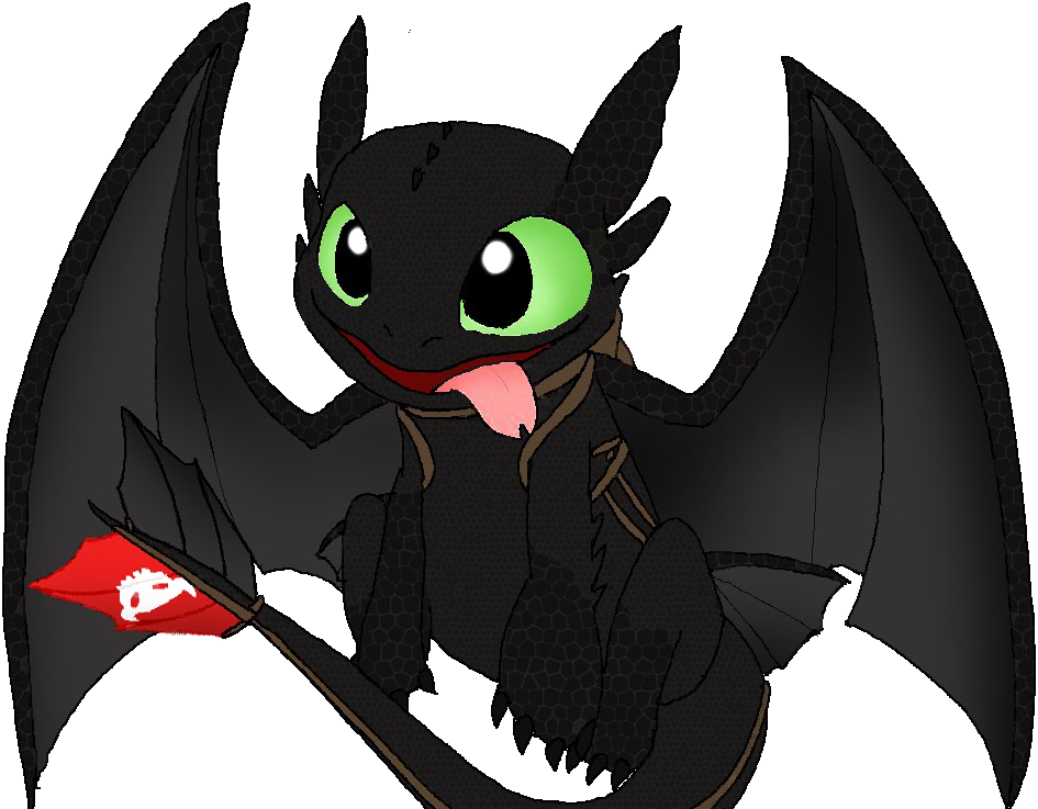Toothless Png Free Image - Night Fury Toothless Clipart (1008x792), Png Download