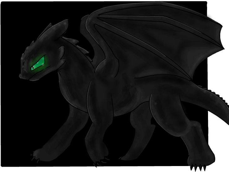 Toothless From How To Train Your Dragons By Simplymisty - Train Your Dragon Toothless Deviantart (800x600), Png Download