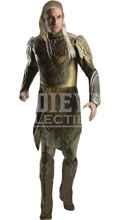 The Hobbit Deluxe Legolas Greenleaf Costume - Legolas Costume (850x850), Png Download