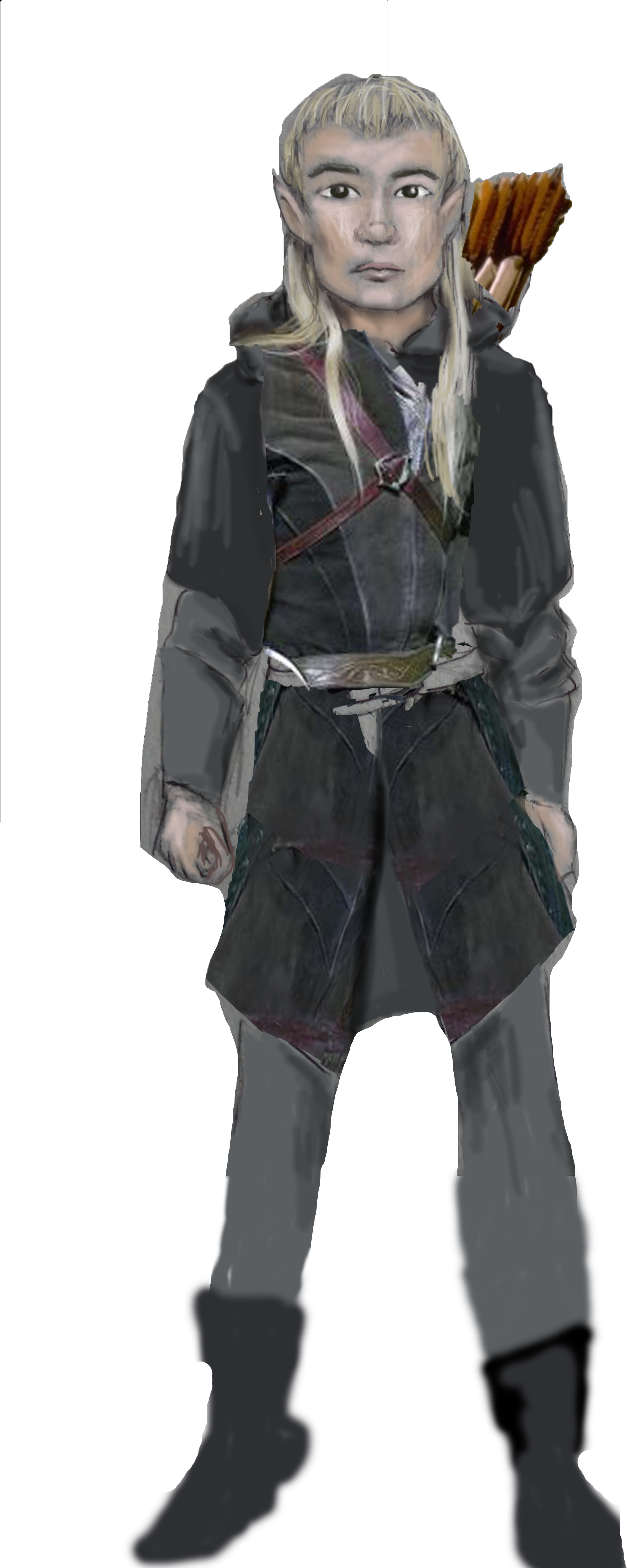 Legolas - Soldier (3072x5463), Png Download