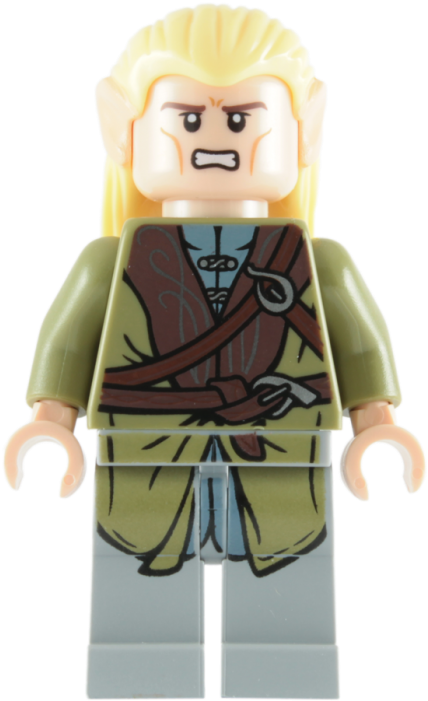 More Views - Lego Lord Of The Rings: Legolas Minifigure (700x700), Png Download