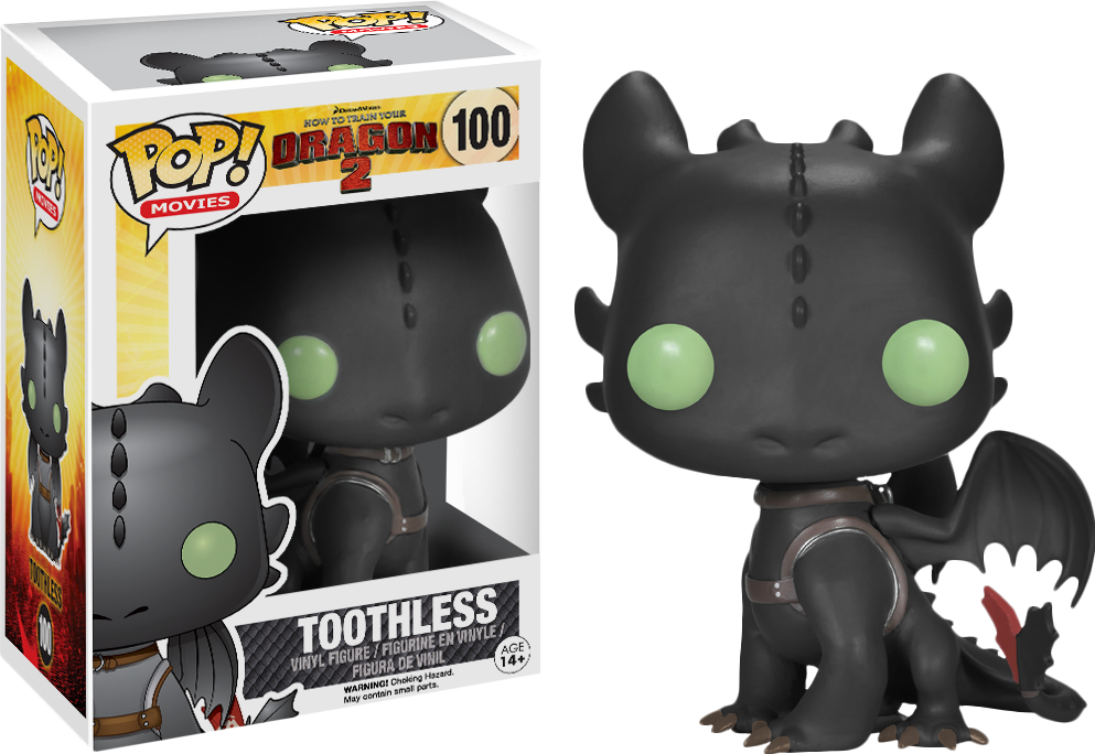 How To Train Your Dragon's Toothless - Train Your Dragon Funko Pop (993x684), Png Download