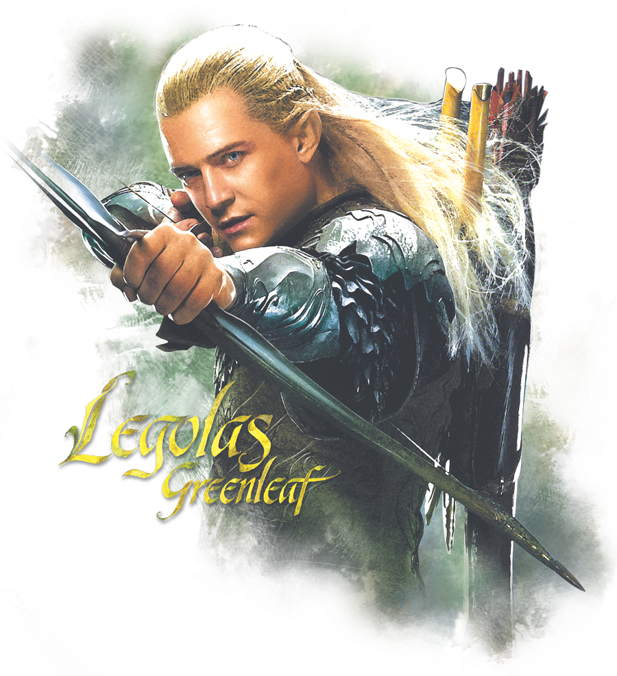 The Hobbit Legolas Greenleaf Juniors T-shirt - Hobbit - Legolas Greenleaf T-shirt Size M (900x986), Png Download