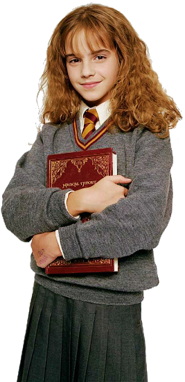 Hermione Granger Philosophers Stone - Actress Emma Watson Harry Potter Autograph, In-person (267x550), Png Download